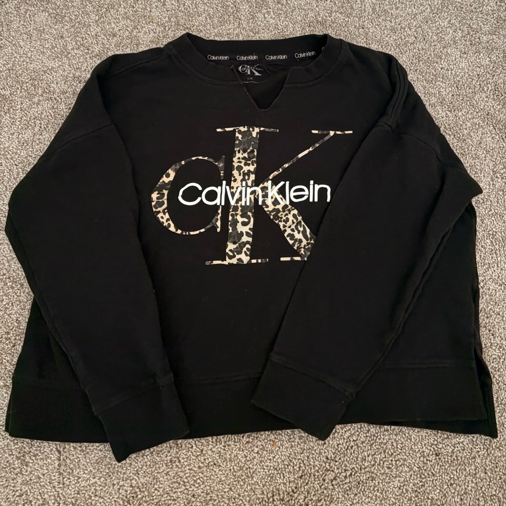 Calvin Klein Black Jacket with Subtle Logo